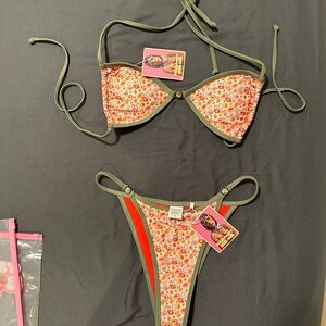 Strawberry Milk Mob Bikini (Jasper Top & Bottom)